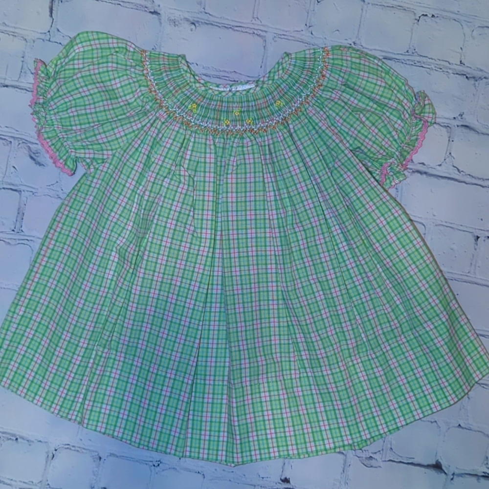 Princess Lib Smocked Infant Dress 9M